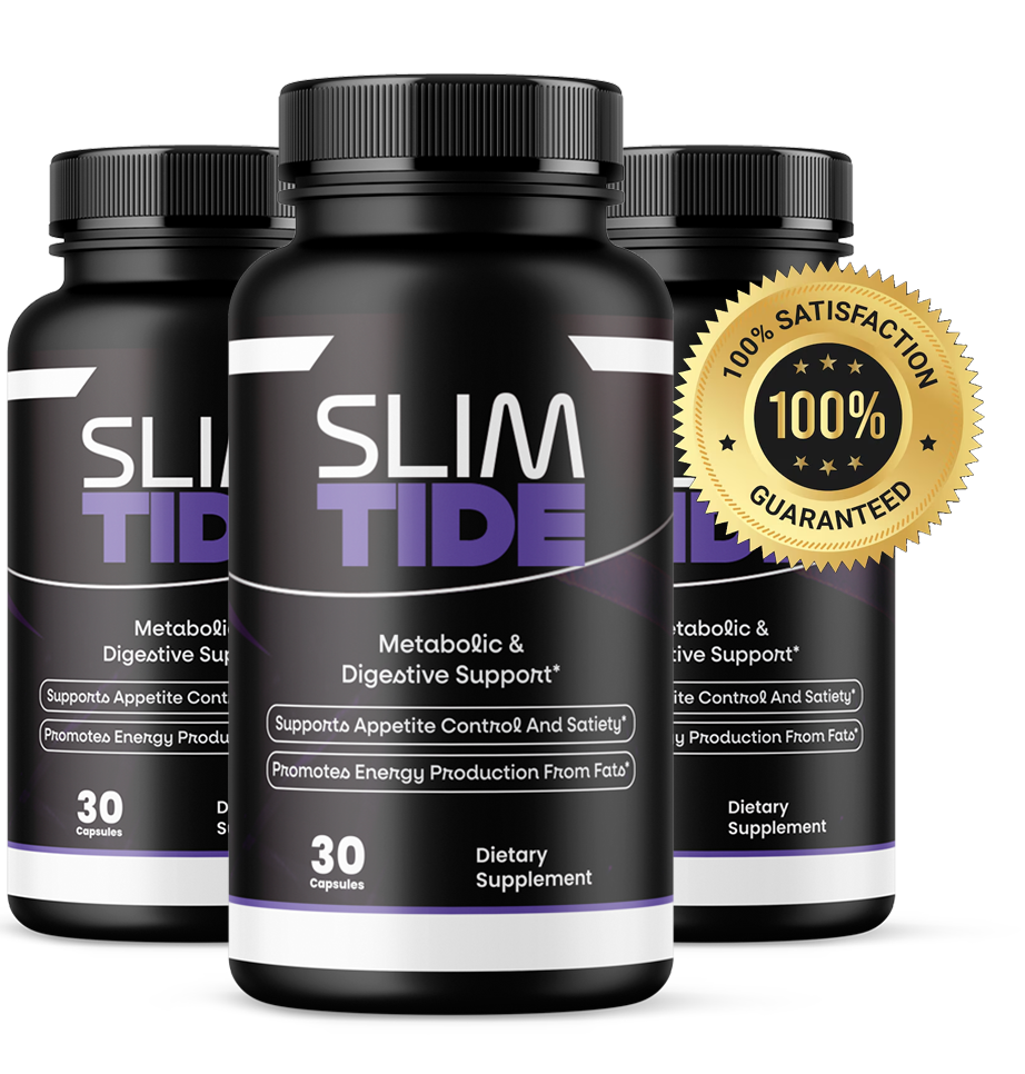 SlimTide buy now with 60-day guarantee bottle graphic